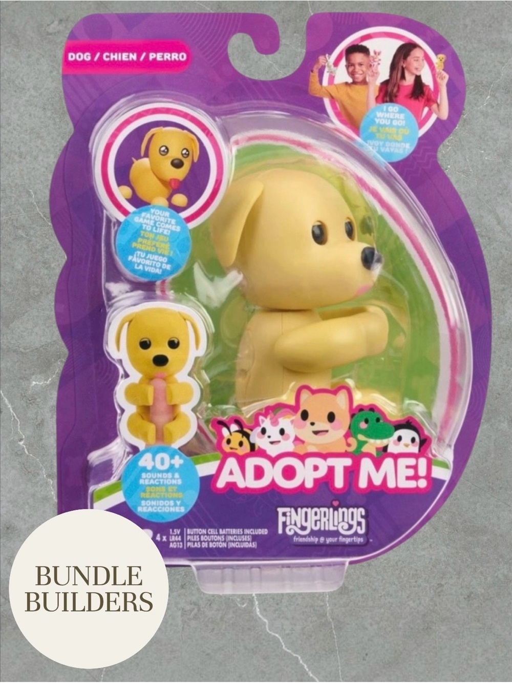 $8 Add-on | Adopt Me! Yellow Puppy Interactive Figure